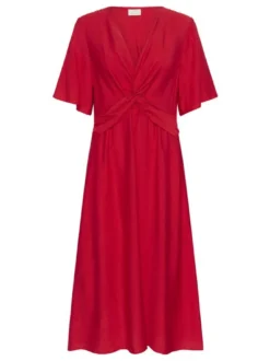 Kaffe Damen Kleid KAjasmin in rot