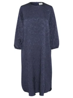 Kaffe Damen Kleid KAlauren in indigo
