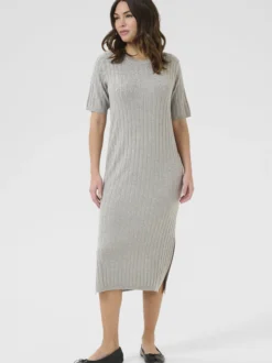 Kaffe Damen Kleid Kalizza in grau