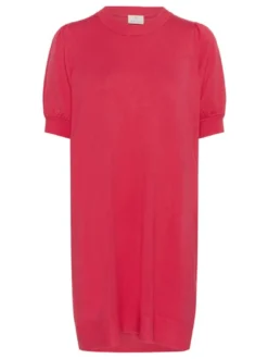 Kaffe Damen Kleid KAlizza in himbeer