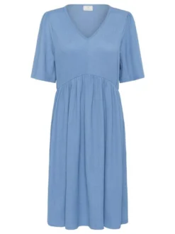 Kaffe Damen Kleid KAmolly in blau