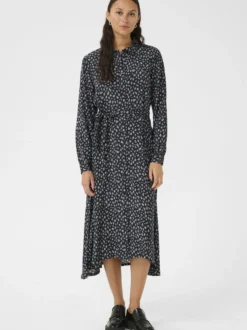 Kaffe Damen Kleid KAoline in blau