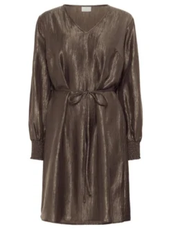 Kaffe Damen Kleid KArizz in braun