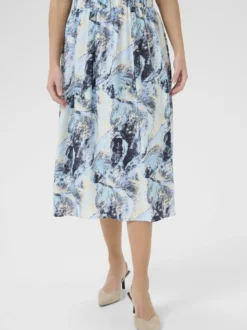 Kaffe Damen Rock KAjasmin in blau