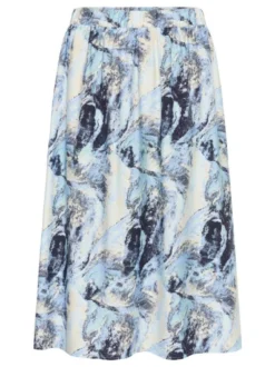 Kaffe Damen Rock KAjasmin in blau