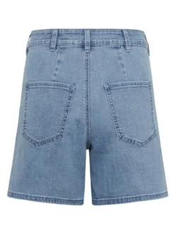Kaffe Damen Shorts KAsarah Hohe Taille in blau