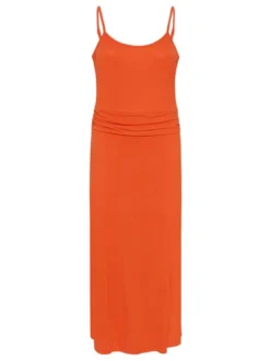 Kaffe Damen Strandkleid KAdahlia in orange
