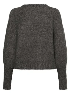 Kaffe Damen Strickjacke KAcuba in grau