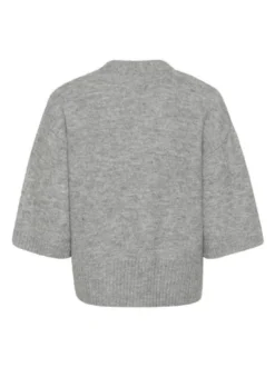 Kaffe Damen Strickjacke KArosie in grau