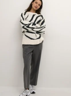 Kaffe Damen Strickpullover KAbirthe in sand