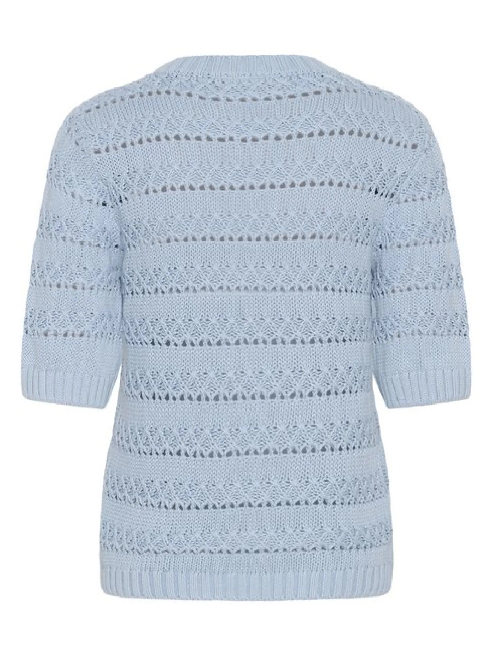 Kaffe Damen Strickpullover KAkaren in blau