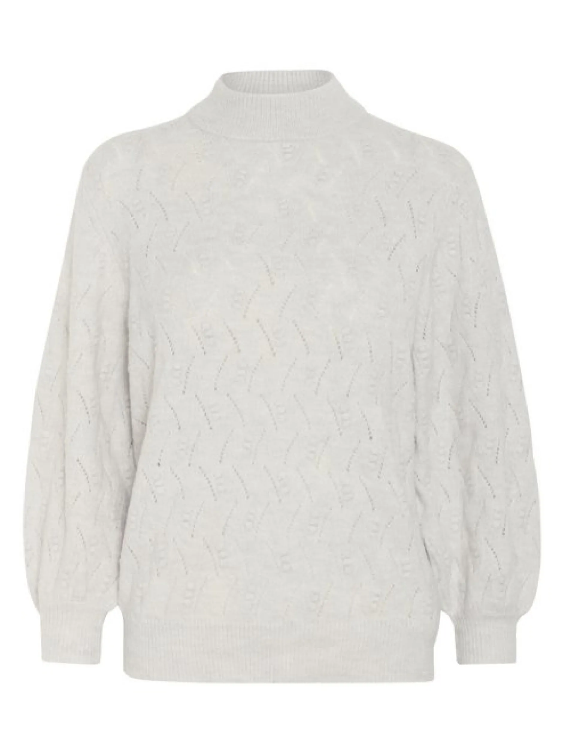 Kaffe Damen Strickpullover KArita in grau
