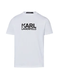 KARL LAGERFELD Herren T-Shirt in weiß schwarz