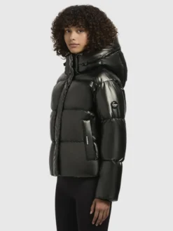 Khujo Damen Steppjacke - Devina Shiny-YM in grün schwarz