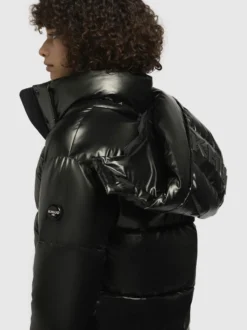 Khujo Damen Steppjacke - Devina Shiny-YM in grün schwarz