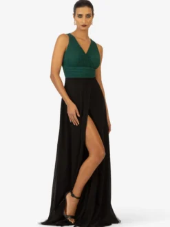 Kraimod Damen Abendkleid in grün - Länge: lang