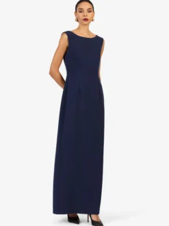 Kraimod Damen Abendkleid in marine - Ausschnitt: U-Boot