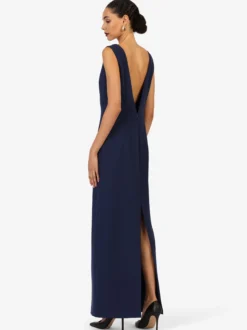 Kraimod Damen Abendkleid in marine - Ausschnitt: U-Boot