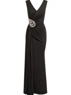 Kraimod Damen Abendkleid in schwarz - Länge: lang