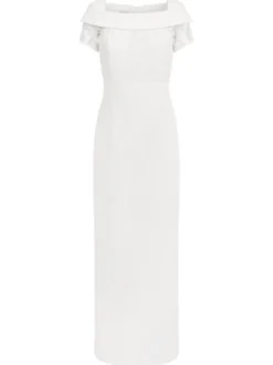 Kraimod Damen Abendkleid in weiß - Ausschnitt: Carmen