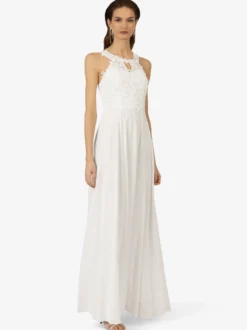 Kraimod Damen Abendkleid in weiß - Länge: lang