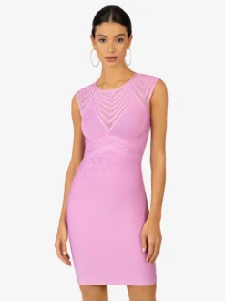 Kraimod Damen Bandage Kleid in lila - Länge: kurz