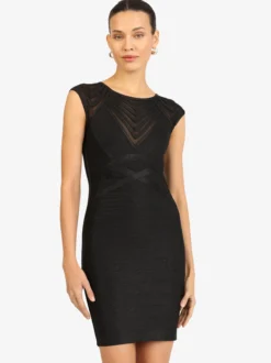 Kraimod Damen Bodycon-Kleid in schwarz - Länge: kurz