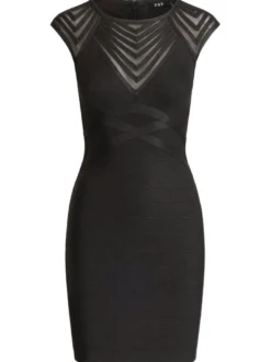 Kraimod Damen Bodycon-Kleid in schwarz - Länge: kurz