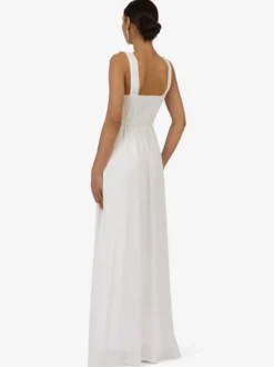 Kraimod Damen Brautkleid in weiß - Ausschnitt: U-Boot