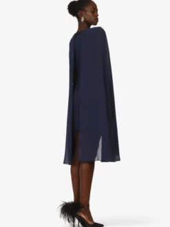 Kraimod Damen Cocktailkleid in marine - Länge: mittel