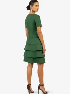 Kraimod Damen Cocktailkleid in grün - Länge: mittel