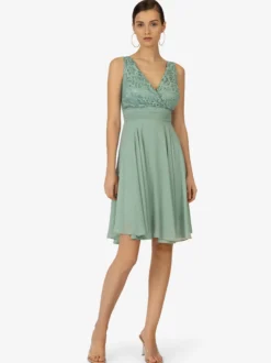 Kraimod Damen Cocktailkleid in grün - Länge: lang