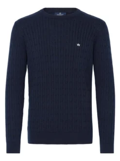 Kronstadt Herren Strickpullover - KSCall in blau