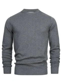 Kronstadt Herren Strickpullover - KSCarlo in hellgrau