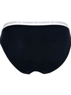 Lacoste Damen Slip 6er Pack in schwarz