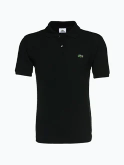 Lacoste Herren Poloshirt in schwarz - Ärmel: kurzarm
