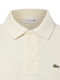 Lacoste Herren Polo-Sweatshirt in ecru - Ärmel: langarm