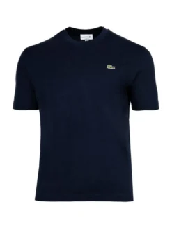 Lacoste Herren T-Shirt in blau - Ausschnitt: Rundhals
