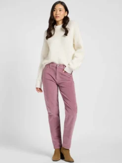 Lee Damen Cordhose - Carol in altrosa