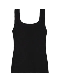 Lee Damen Top - Knitted in schwarz - Ärmel: ohne Arm