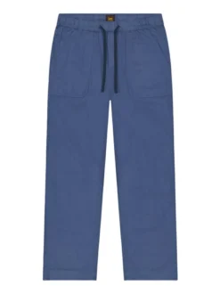 Lee Herren Leinenhose - Utility Drawstring in blau