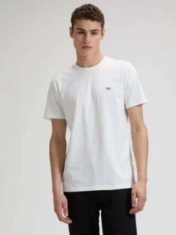 Lee Herren T-Shirt in weiß - Ausschnitt: Rundhals