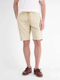 LERROS Herren Chinoshorts in weiß