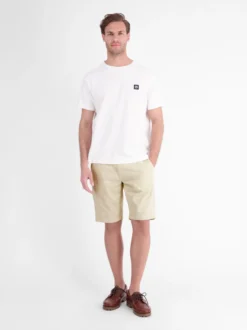 LERROS Herren Chinoshorts in weiß