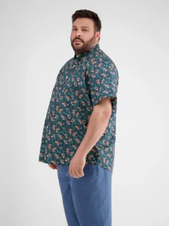 LERROS Herren Kurzarmhemd in rot
