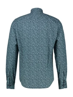 LERROS Herren Langarmhemd in blau