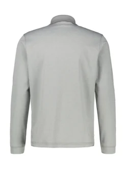 LERROS Herren Langarm-Poloshirt in grau