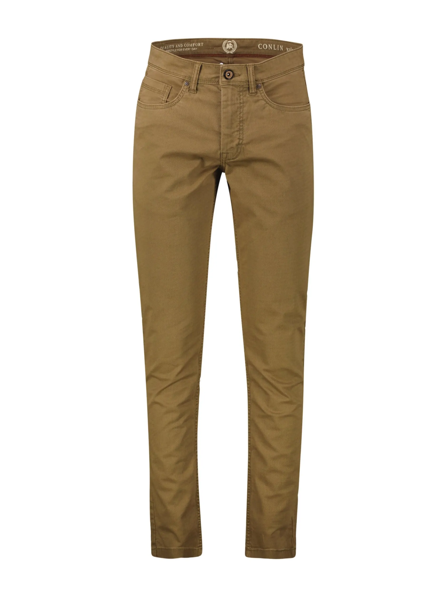 LERROS Herren 5-Pocket-Hose in braun