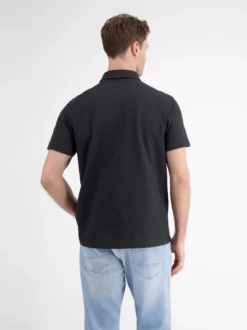 LERROS Herren Poloshirt in schwarz