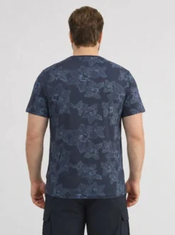 LERROS Herren Rundhalsshirt in blau